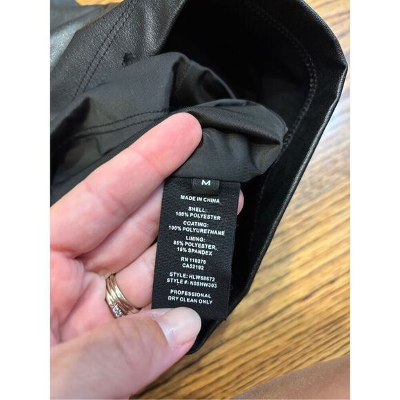 Helmut Lang Faux Leather Mini Skirt Medium - Picture 6 of 6
